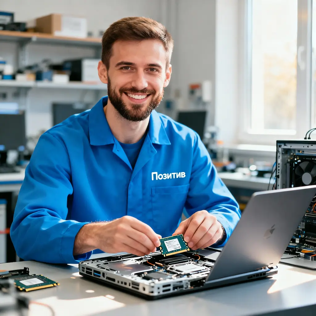 заменить HDD на SSD на ноутбуке в Коркино