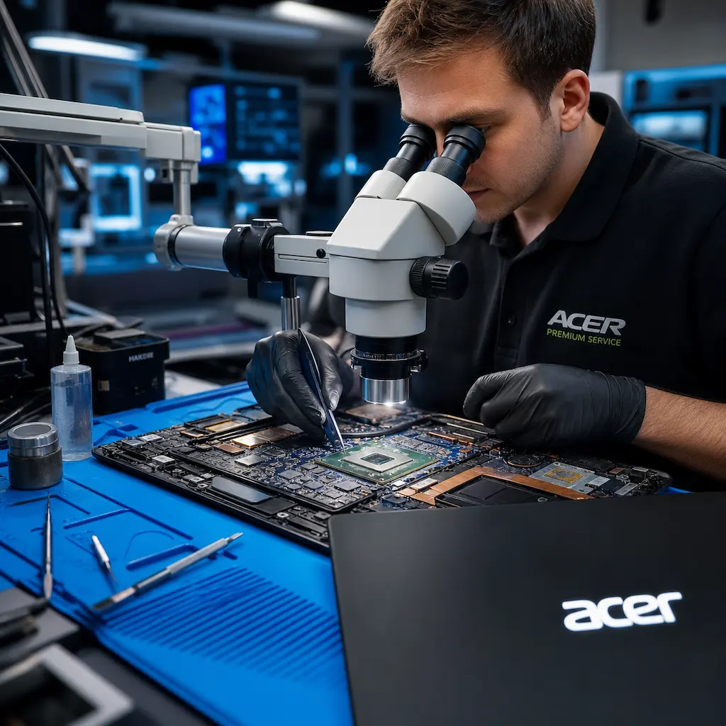 Замена видеокарты ноутбука Acer в Коркино