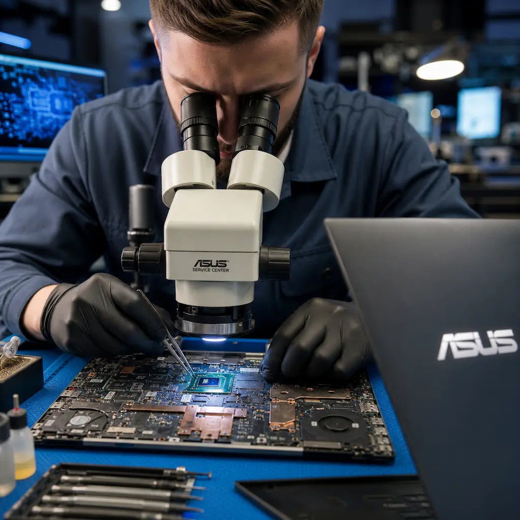Замена видеокарты ноутбука Asus в Коркино