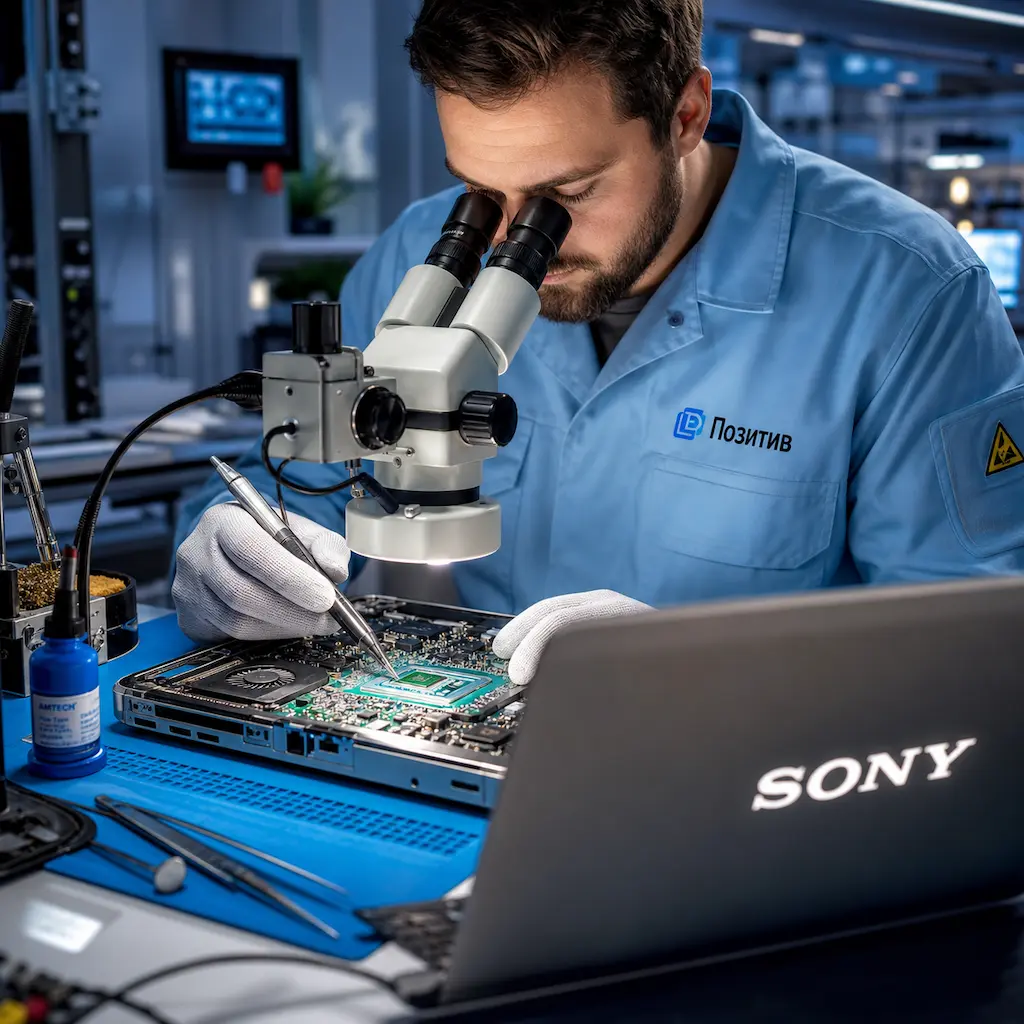 Замена видеокарты ноутбука Sony в Коркино