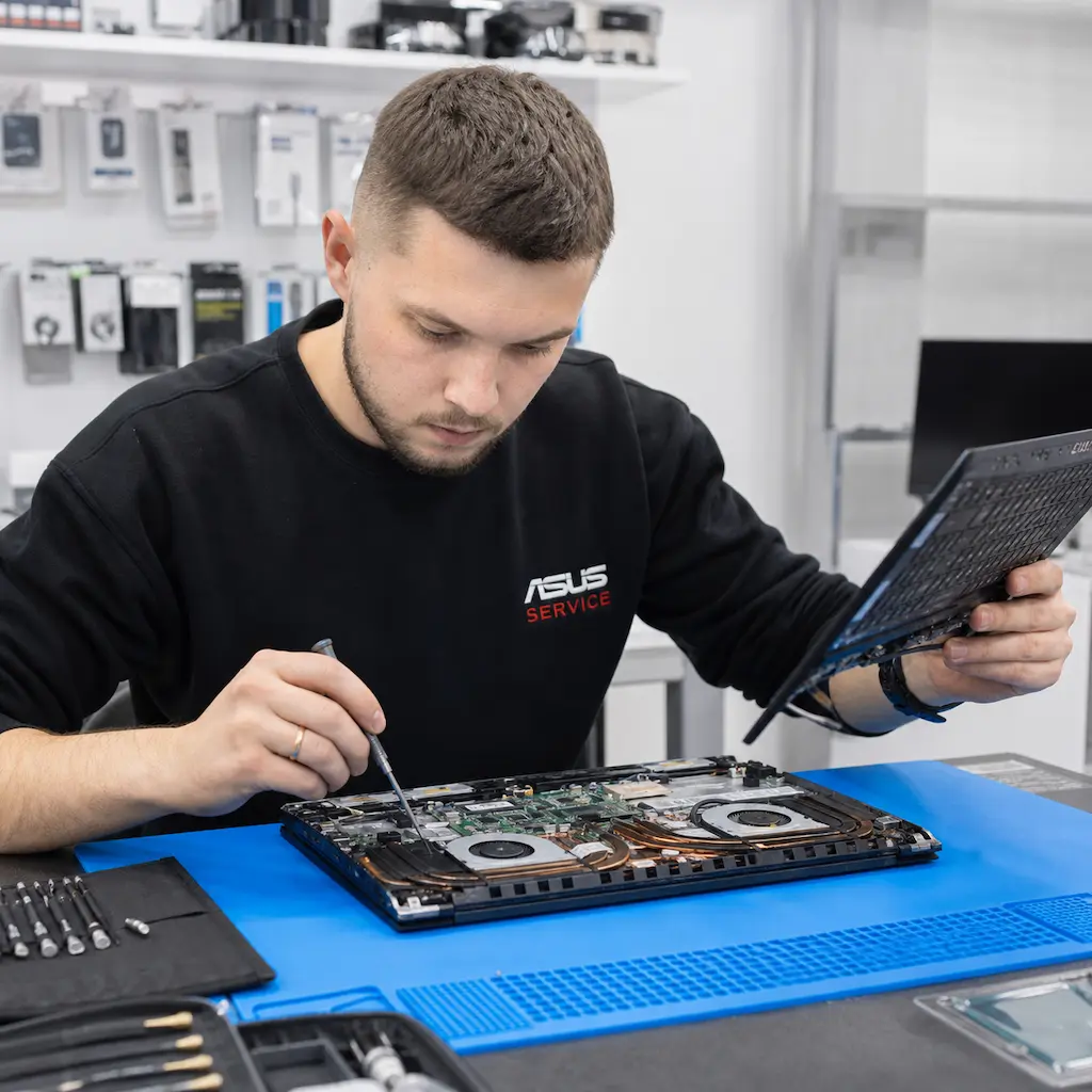 заменить клавиатуру на ноутбуке Asus в Коркино