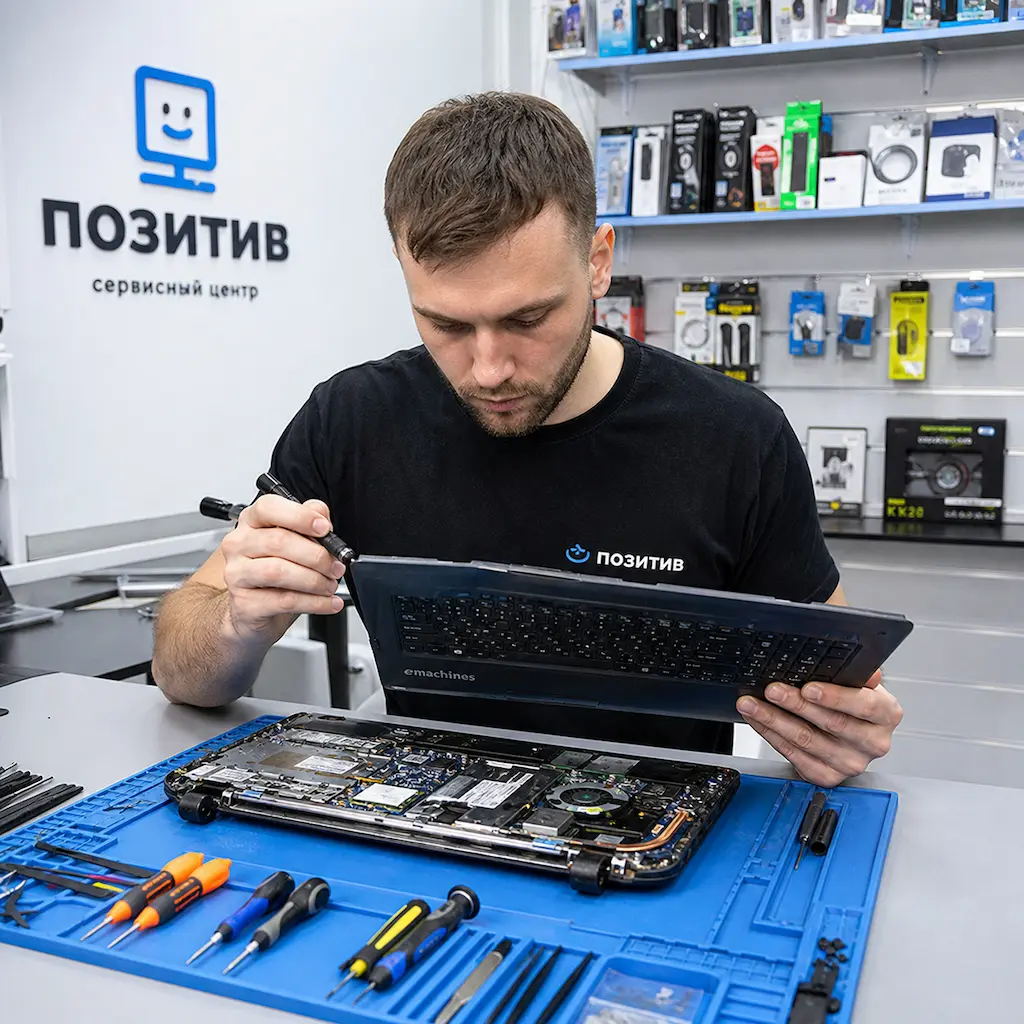 заменить клавиатуру на ноутбуке Emachines в Коркино