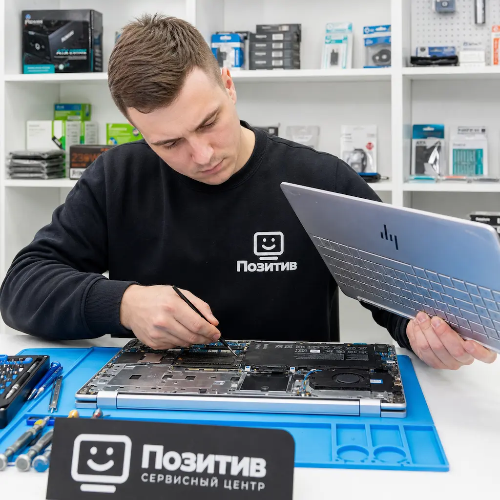 заменить клавиатуру на ноутбуке HP в Коркино