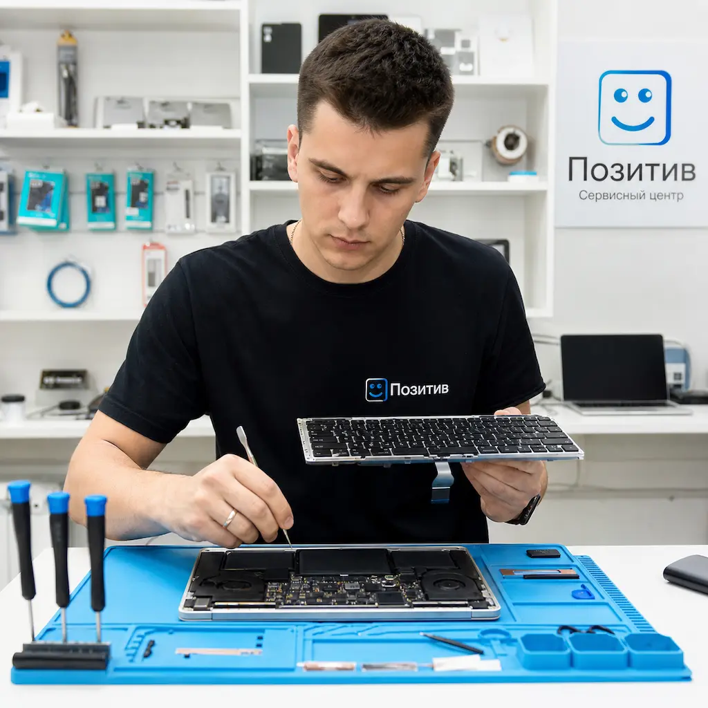 заменить клавиатуру на Apple Macbook в Коркино