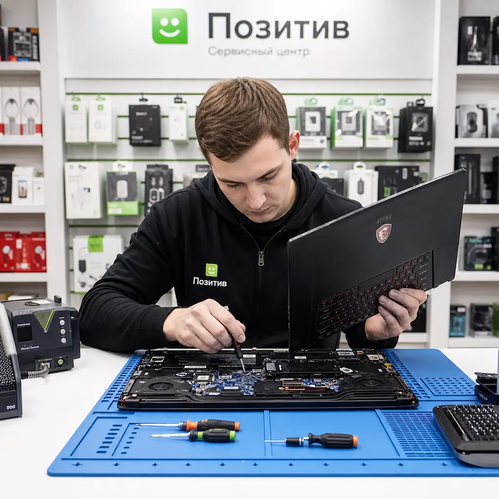 заменить клавиатуру на ноутбуке MSI в Коркино