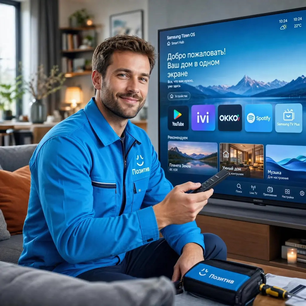 Настройка Smart TV в Коркино