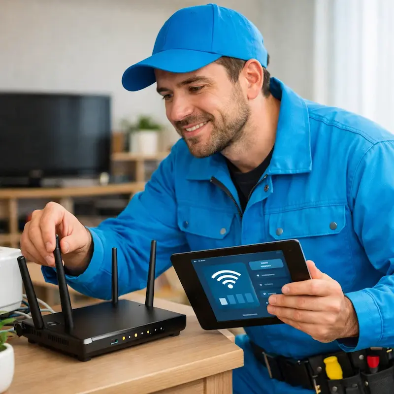 Настройка Wi-Fi для квартиры, дома и офиса в Коркино
