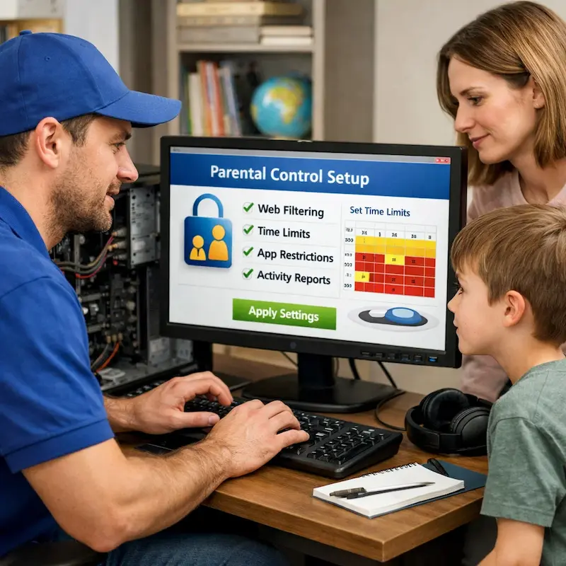 установка родительского контроля в Коркино