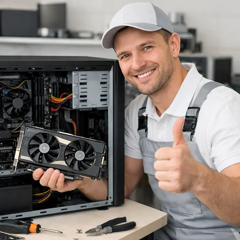 Замена видеокарты ПК в Коркино