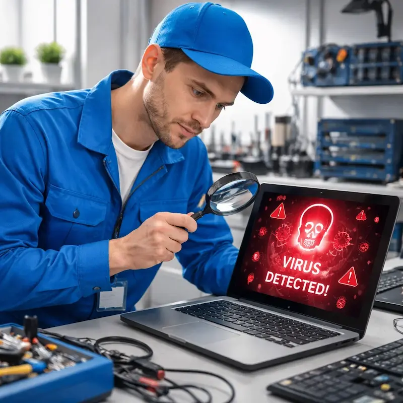 Поиск компьютерных вирусов в Коркино