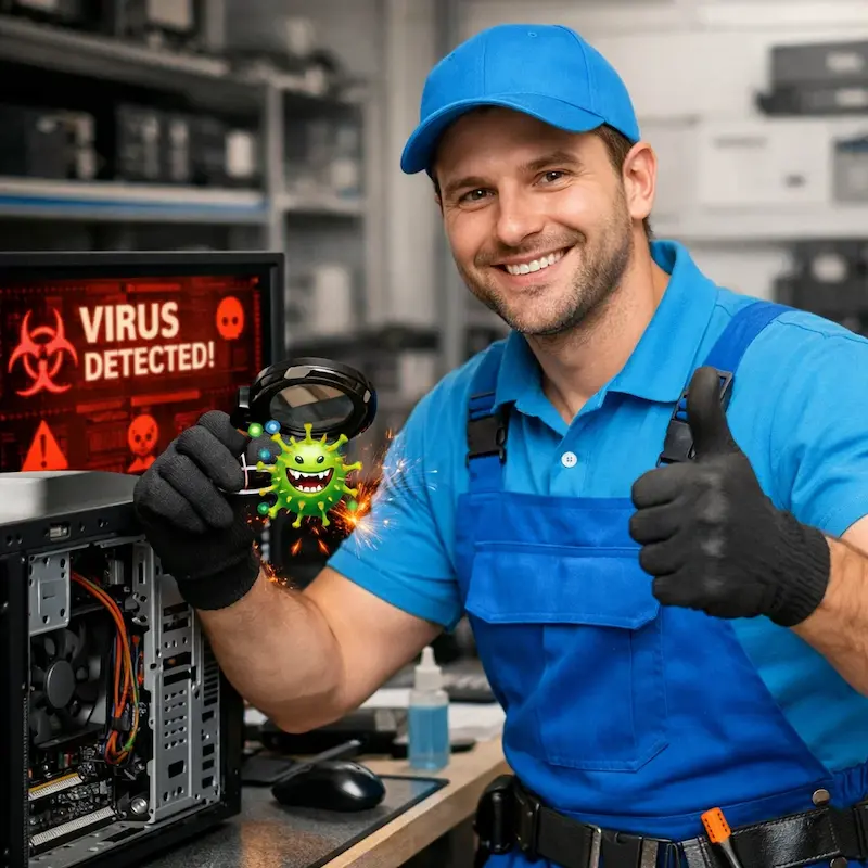 Удаление вирусов с компьютера в Коркино